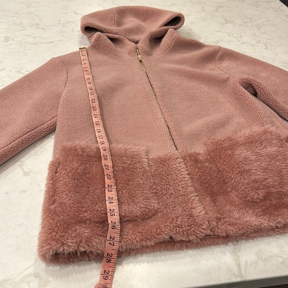 Koolaburra by UGG Women's Hooded Fuzzy Jacket Ice Rose Small - Picture 11 of 16